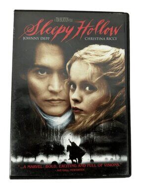 Tim Burton Sleepy Hollow 1999 Johnny Depp Christina Ricci Paramount DVD R